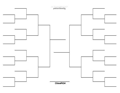 Below you will find 2 different versions of our 18 Team Double Elimination Bracket. The first file has the entire bracket on one page. The second bracket has the winner's bracket and loser's bracket on separate pages. If you click "Edit Title" you will be able to edit the heading before printing. If you want to type in team names check out our .... 