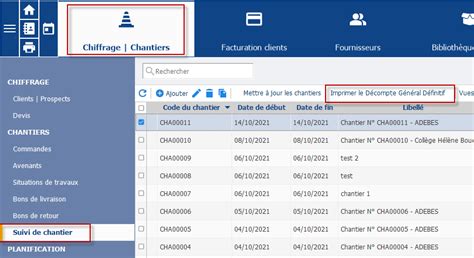 Editer un décompte général définitif (DGD) dans EBP Bâtiment …