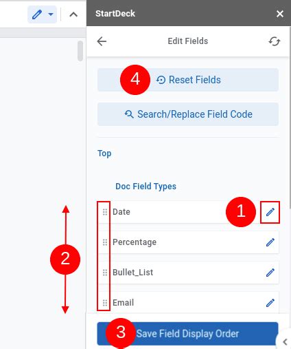 Editing Form Fields Knowledge Base