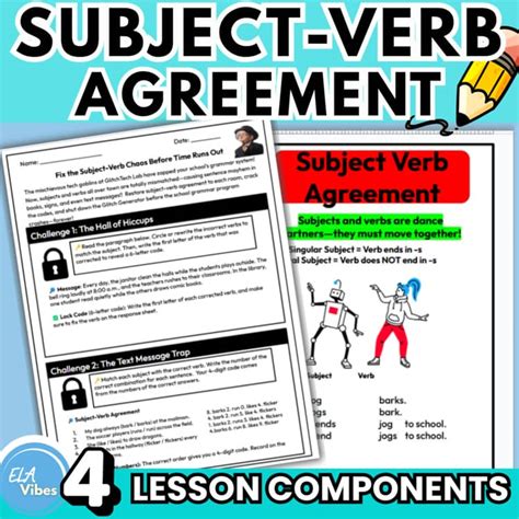 Editing Paragraphs For Subject Verb Agreement