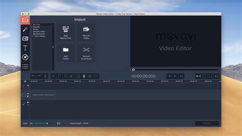 Editing audio - Movavi