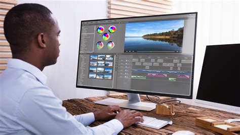 Editing video software. Adobe Premiere. Image used with permission by copyright holder. Starting at $9.99 per month for the Premiere Rush version. Windows and Mac. No free version. Plenty of automation for video editing ... 