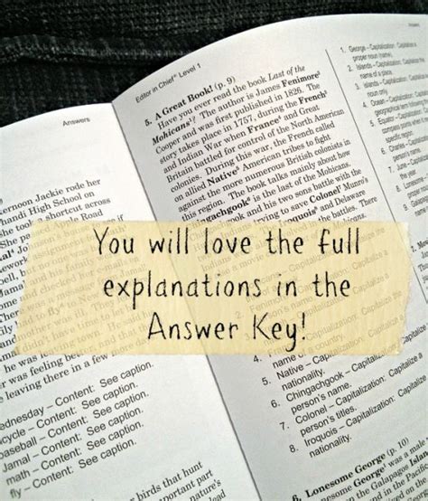 Editor in chief answer key