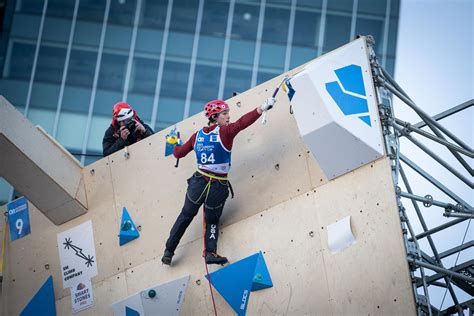 Edmonton climbing competition.  It is the third time Edmonton hosts a The final compet...