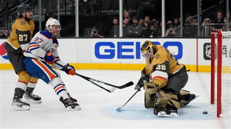 Edmonton ties series with Knights after 5-1 victory in Vegas