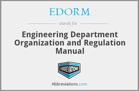 Edorm engineering department organization and regulation manual. - Solution manual for operations management william stevenson.