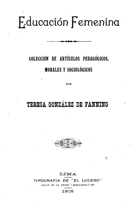 Educación femenina: colección de artículos pedagógicos, morales y sociológicos. - Vie populaire de saint françois xavier.