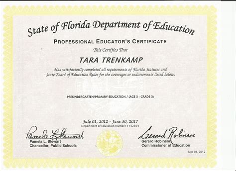 Education: FL Teacher Certification - Florida State College at …