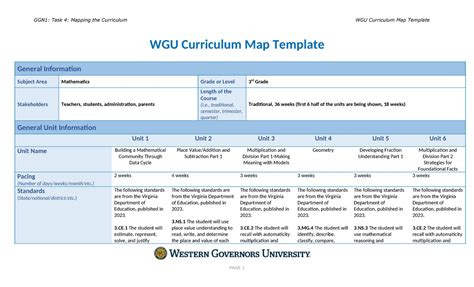 Education com 3rd grade.  No login required.  The curriculum map shows a detailed v...