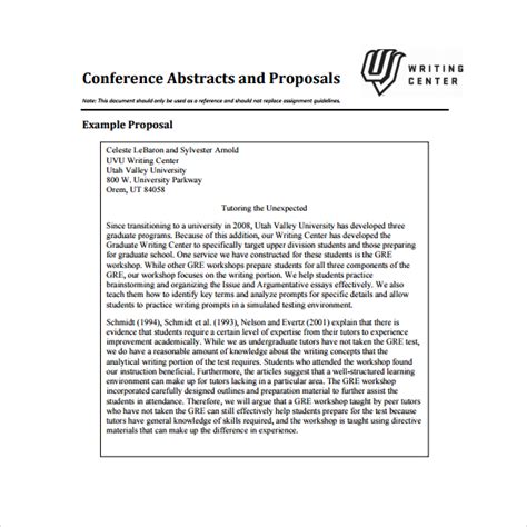 Education conference proposal example. .  Tell us about the presenter&rsq...