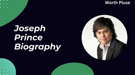 Educational biography of joseph prince