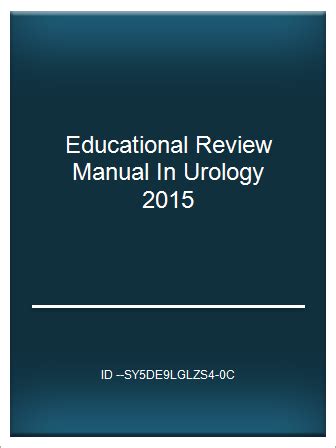 Educational review manual in urology 2015. - Lg lfxs29766s service manual repair guide.