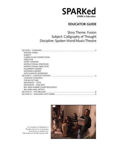 Educator guide story theme telling stories subject kqed. - Allison marine transmission service manual m20.