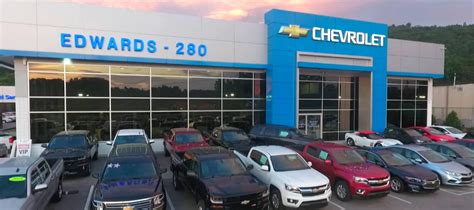 Edwards 280. Edwards Chevrolet-280. Thank You for Choosing Edwards Chevrolet 280. The team at Edwards Chevrolet 280 would like to welcome you to our dealership in Birmingham, where we’re … 