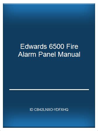 Edwards 6500 fire alarm panel manual. - Guide de survie sur une ile deserte.