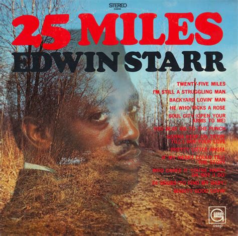 Edwin Starr - Twenty Five Miles : r/connectasong - Reddit