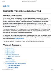 View Notes - project5 from EECS 280 at University of Michigan. EECS 280 Project 5: Rational Number Calculator EECS 280 Winter 2014 Due: Tuesday, 22 April 2014, 11:55pm (Note that this project is due. 
