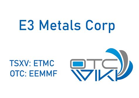 Trade EEMMF Stocks Webull offers E3 Metals Corp stock information, including OTCQX: EEMMF real-time market quotes, financial reports, professional analyst ratings, in-depth charts, corporate actions, EEMMF stock news, and many more online research tools to help you make informed decisions.. 