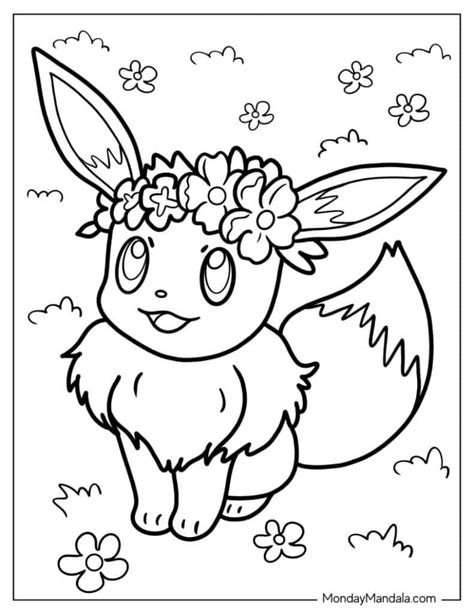 Eevee Coloring Shee