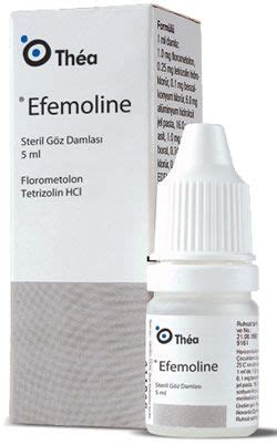 Efemoline 5 ml steril goz damlasi