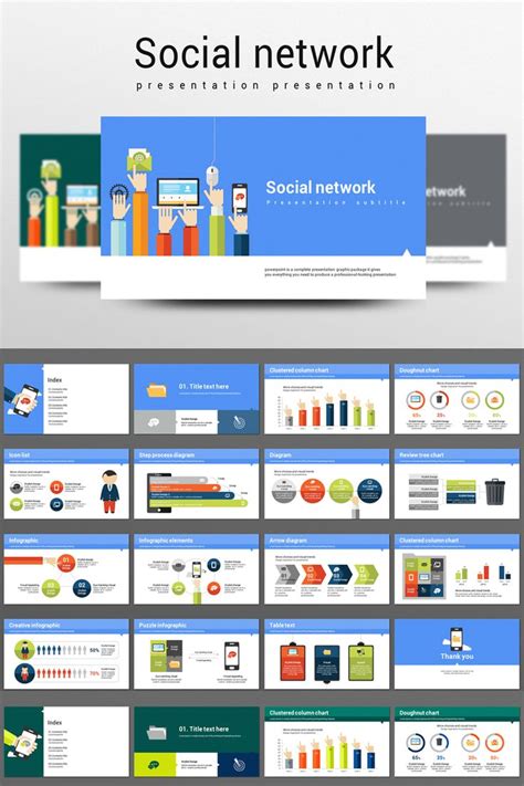 Effective Social Network PowerPoint Template Designs