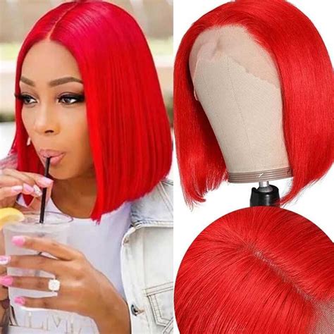 Effective Strategies for Wearing a Red Lace Front Wig Bob