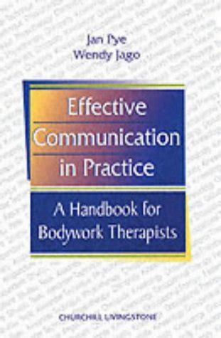 Effective communication in practice a handbook for bodywork therapists 1st edition. - 2001 land rover discovery 2 repair manual.