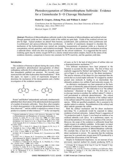 Effects of photodeoxygenation on cell biology using dibenzothiophene S …