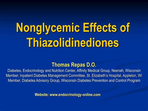 Effects of thiazolidinediones beyond glyc…