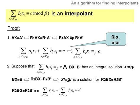Efficient Craig Interpolation For Subsets Of Integer Linear