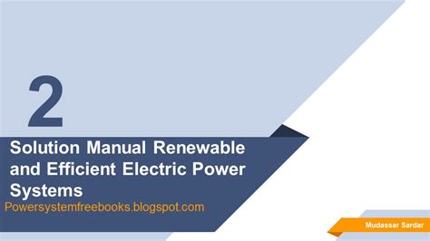 Efficient electric power systems solution manual. - Corolla dx wagon ke72 repair manual.