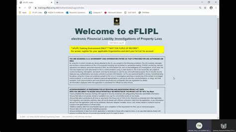 In July 2020, the Army directed all Army organizations to implement the eFLIPL application for FLIPL initiation and tracking, accounting, auditing and management.. 