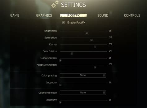 Eft post fx settings.  This is from their official discord TODAY.  Regolat...