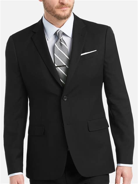 Egara Black Slim Fit Suit Separates Dress Pants. 3.8. Out of stock. Ship it. Ships within 1-2 business days. Free pickup @. Product Details. Suit separates allow you to choose coat, vest, and pant sizes separately for an ideal fit. With a streamlined, flat-front silhouette, these black wool slacks are a great wardrobe staple.. 