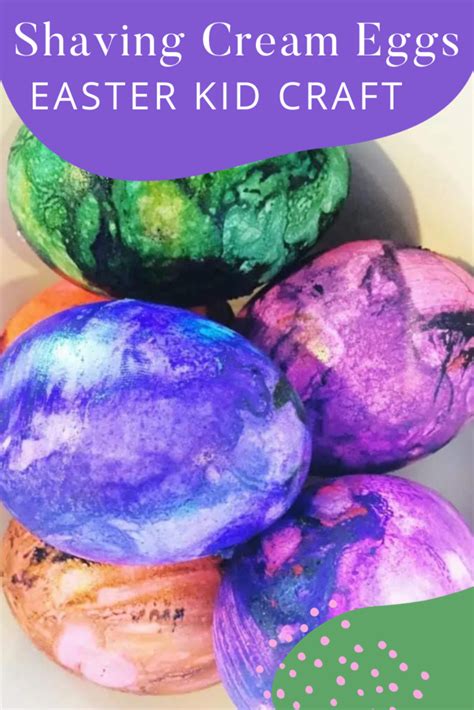 Egg Coloring Shaving Crea