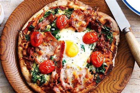 Egg on pizza. 18 Apr 2022 ... How to make Breakfast Tortilla Pizza: · Preheat oven to 375 degrees. · Top each tortilla with sauce and spread evenly. · Crack an egg in the mi... 
