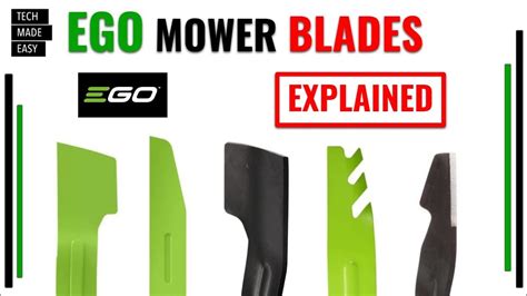 Details. Use the EGO 21 in. Mower Blade when you need a fresh, sharp blade for your EGO Power+ mower. This replacement blade is designed for specifically the EGO 21" mowers. Give your lawn the best, sharp cut for a crisp and attractive look. .