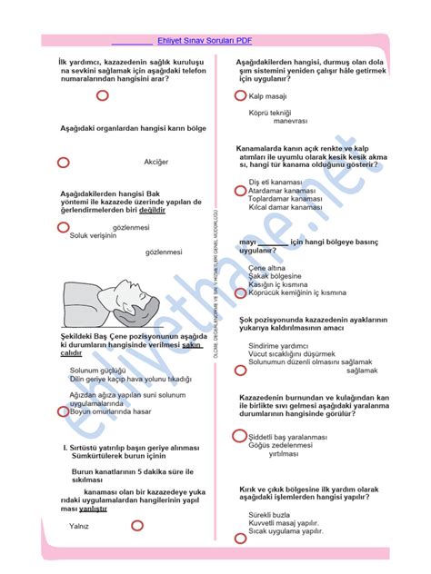 Ehliyet Sinav Sorulari PDF 12 PDF Scribd.