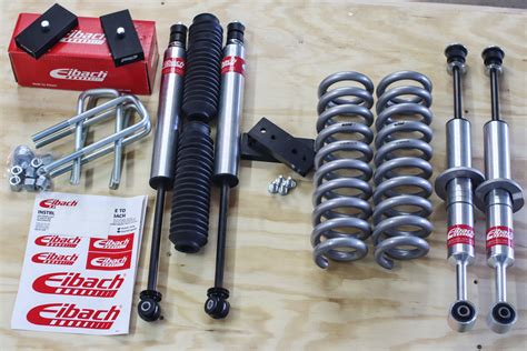 PRO-LIFT-KIT. E30-82-007-03-20. 05-15 TACOMA 2.5" LIFT SPRING Part #: E30-82-007-03-20 Set of 2 Springs ... Must be used with Eibach Pro-Truck Sport Front Shocks. Excludes 4 cylinder models. Note: We do not guarantee fitment, height or warranties on unlisted applications. Navigation. Warranty;