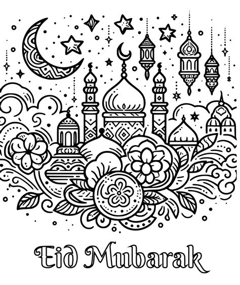 Eid Coloring Page