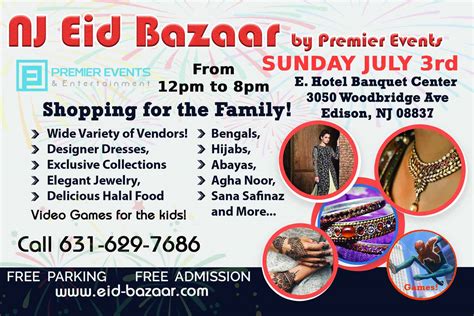 Eid bazaar 2023 nj. Events All Long Island Eid Bazaar NJ Eid Bazaar CT Eid Bazaar April 2022 New Jersey Eid Bazaar at E. Hotel Join Us SATURDAY AprilView More 