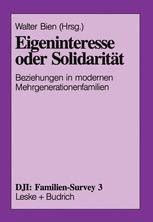 Eigeninteresse oder Solidarität SpringerLink
