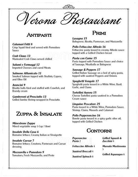 Eight Hills Of Verona - Menu & Reviews - Verona 07044