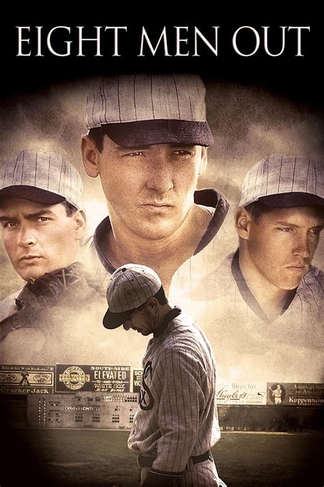 Eight men out. Eliot Asinof's detailed book Eight Men Out illustrates how the system of American sports collapsed in 1919, the year the Chicago White Sox threw the World Series. Filmmaker John Sayles worked on his script years before the 1988 film (or before he had the rights to make the film) as a labor of love. Sayles's adaptation proves one can make a ... 
