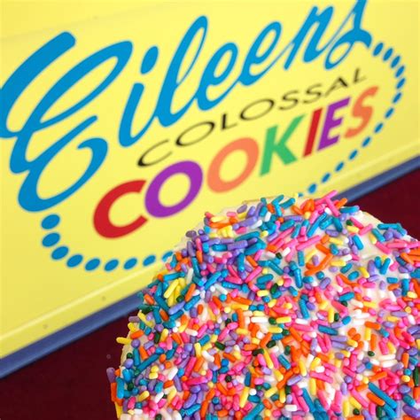 Eileens colossal cookies. Start your review of Eileen's Colossal Cookies. Overall rating. 11 reviews. 5 stars. 4 stars. 3 stars. 2 stars. 1 star. Filter by rating. Search reviews. Search reviews. Cathy M. San Francisco, CA. 0. 1. Dec 23, 2023. 12/23 1p.m. My daughter and I stopped in to N Lincoln store to get sugar cookie dough. We planned to make decorated … 
