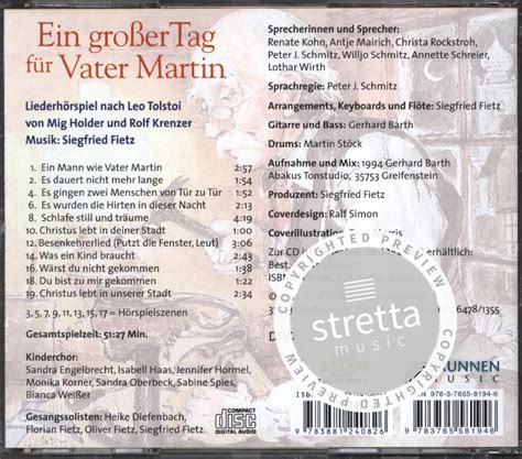 Ein großer Tag für Vater Martin von Siegfried Fietz