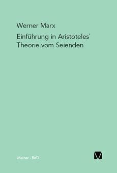 Einführung in aristoteles' theorie vom seienden. - 400 series special application programmable thermostats manual.