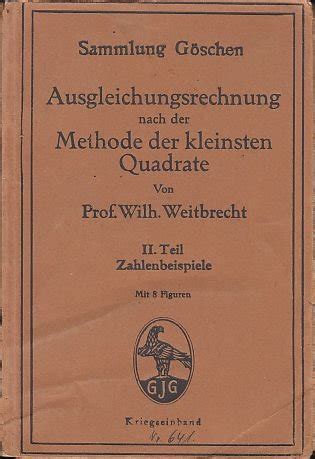 Einführung in die ausgleichungsrechnung nach der methode der kleinsten quadrate. - Teatro tedesco dal naturalismo all'espressionismo (1889-1925).