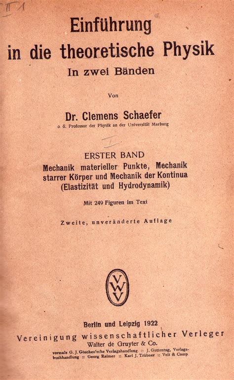 Einführung in die theoretische physik. - Handbook of discrete and combinatorial mathematics discrete mathematics and its.