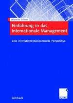 Einfu hrung in das internationale management. - Horizons coordinators manual by thomas zanzig.